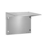 Touch-safe protection (enclosures), 439 x 341 x 291 mm, Stainless stee