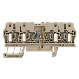 Feed-through terminal block, Tension-clamp connection, 2.5 mm², 24 V, 
