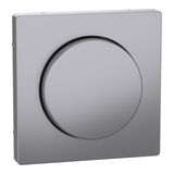 Central plate with rotary knob, stainless steel, system design