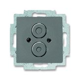 1748-803 CoverPlates (partly incl. Insert) Busch-axcent®, solo® grey metallic