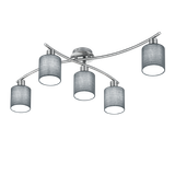 Garda ceiling lamp 5xE14 grey