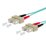 OpDAT patch cord SC-D/SC-D OM3, 15.0 m