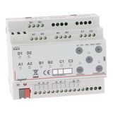 KNX CONTROLLER MULTI-APPLICATIONS DIN 8 OUTPUTS 8 INPUTS