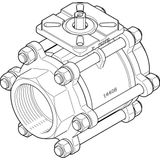 VZBA-3"-GG-63-T-22-F0710-V4V4T Ball valve