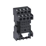 Plug-in base for JZX-22F/D relays with 4 contacts 4+4+2+4 (CZY14B-E)