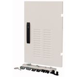 Device area door, ventilated, IP42, right, HxW=600x425mm, grey