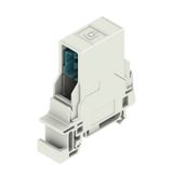 Feed-through plug-in connector optical fibre, IP20, Connection 1: SCRJ