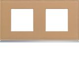 GALLERY FRAME 2x2 F. HORIZONTAL CORD LEATHER