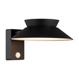 Justina wall | Solar Light | Black