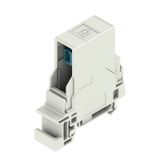 Feed-through plug-in connector optical fibre, IP20, Connection 1: LC D