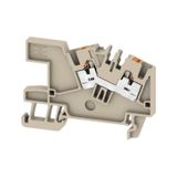 Multi level installation terminal block, PUSH IN, 2.5 mm², 800 V, 24 A