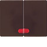 Rockers with red lens, Arsys, brown glossy