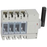 Isolating switch - DPX-IS 630 with release - 4P - 400 A - right-hand side handle