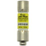Fuse-link, LV, 3.2 A, AC 600 V, 10 x 38 mm, CC, UL, time-delay, rejection-type