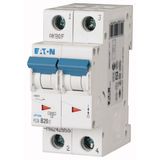 Miniature circuit breaker (MCB), 20 A, 2p, characteristic: B