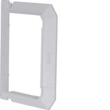 Wall cover plate for wall trunking BRN 70x110mm halogen free in light 