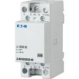 Installation contactor, 230VAC/50Hz, 4N/O, 25A, 2HP