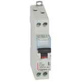 DX³ 4500A 1P+N 20A C curve circuit breaker