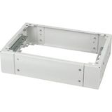 Cable marshalling box for IP54 floor standing distribution boards, HxWxD = 100 x 800 x 320 mm,  gray