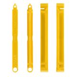 Joint plate for flush-mount bixes yellow