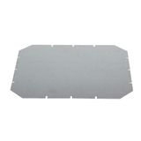 Mounting plate 315x265x1.5 mm, galvanized sheet steel