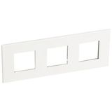 Arteor™ - Plate - French/German std - square - 3 x 2 modules - White