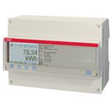 A44 112-100, Energy meter'Steel', Modbus RS485, Three-phase, 1 A