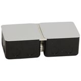 Metal flush-mounting box To Install in concrete floor 2 x 3 ( 6 Modules ) modules, Legrand