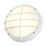 BULAN GRID wall lamp, E27, max. 2x25W, round, white