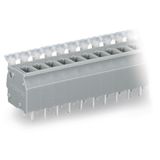 PCB terminal block push-button 2.5 mm² light gray