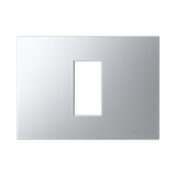 N2471 PL Frame 1 module 1gang Silver - Zenit