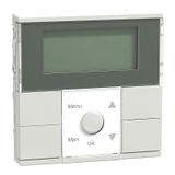 Time switch module standard, polar white glossy, system M