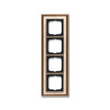 1724-846 Cover Frame Busch-dynasty® antique brass decor ivory white