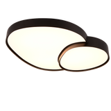 Rise LED ceiling lamp 70 cm matt black