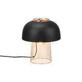 Punch table lamp E27 matt black