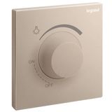 Galion - 1 gang 40 to 500 watts -incandescent dimmer - 230 volts -Rose Gold