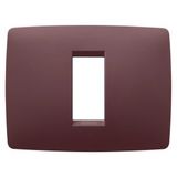 ONE PLATE - IN PAINTED TECHNOPOLYMER - 1 MODULE - TUSCAN RED - CHORUSMART
