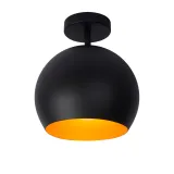 Lucide BINK - Flush ceiling light - Ø 24,5 cm - 1xE27 - Black