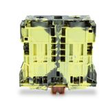 2-conductor through terminal block 185 mm² lateral marker slots dark g