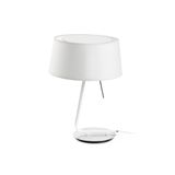 HOTEL WHITE TABLE LAMP 1 X E27 60W