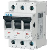 Main switch, 240/415 V AC, 125A, 3-poles