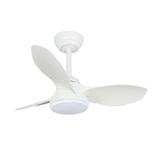 Stel Mini S Dim LED DC Ceiling Fan CCT 20W 1900Lm White