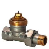 VDN210 - 2-port radiator valve, NF, 2-pipe system, PN10, DN10, kvs 0.09...0.63