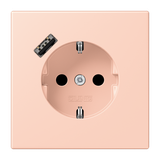 SCHUKO socket with USB charger LC32112 LC1520-18A234