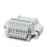 TBUS8-25,0-PPPPPPPS-7035VPE100 - DIN rail bus connectors