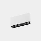 Ceiling fixture Bento Surface 6 LEDS 12.2W LED warm-white 2700K CRI 90 PHASE CUT White IP23 844lm