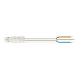 pre-assembled connecting cable;Eca;Plug/open-ended;white