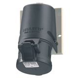 Mennekes Wall mounted recept., 16A4p7h500V, IP44 1344