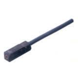 Miniature rectangular Inductive, end face sensing, unshielded, 1.6 mm,