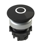 Black mushroom impulse button with marking E2 1PU2F149L1